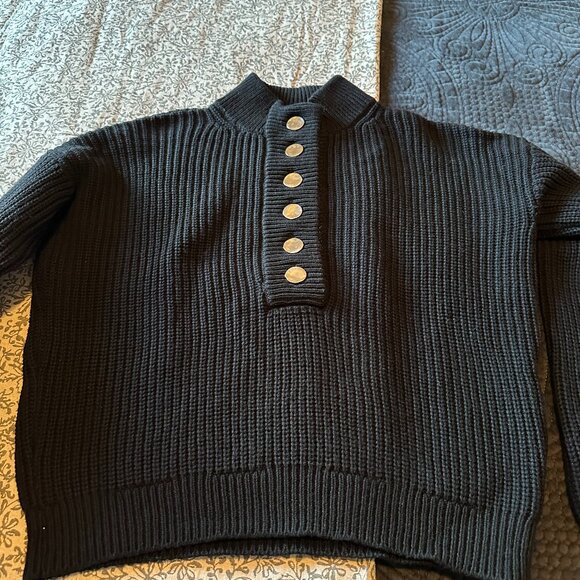 Sezane Sweaters - Sezane Black Lucas Jumper XXS